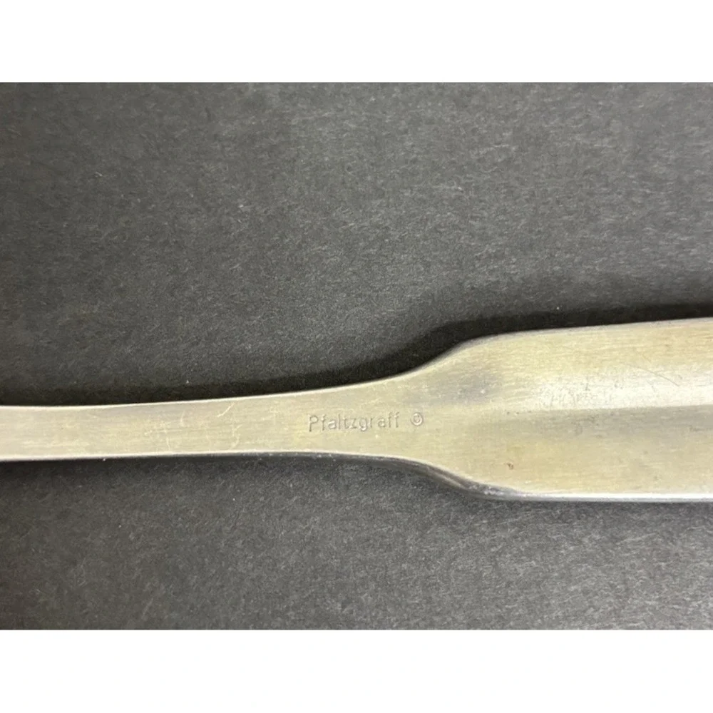 3 Pfaltzgraff Sierra Satin Serving Pieces Meat Fork Slotted Spoon Pie Server